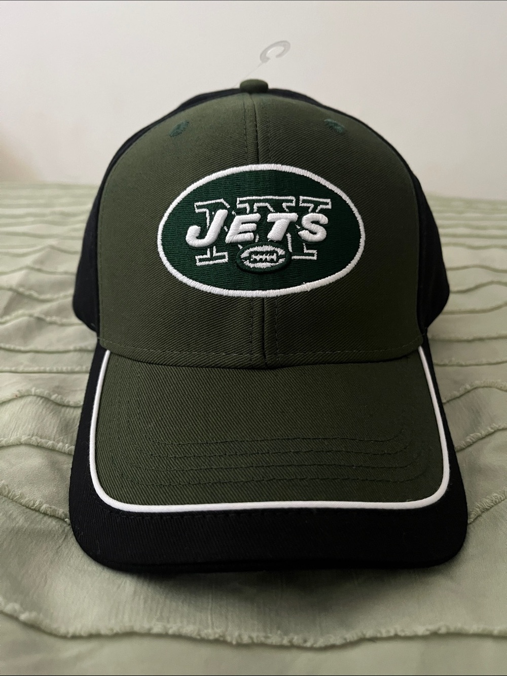 Team Apparel New York Jets Green and Black Hat
